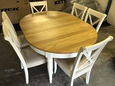 Solid wood dining for sale  CONGLETON