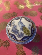 Delprado porcelain trinket for sale  BRISTOL