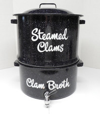Vintage enamelware clam for sale  Toms River
