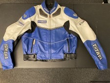 Jaqueta de couro masculina Yamaha Deltabox II Exup corrida de fábrica motocicleta tamanho 50, usado comprar usado  Enviando para Brazil