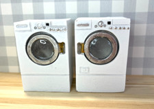 Lavadora e secadora em miniatura escala 1:12 Dollhouse - Branco comprar usado  Enviando para Brazil