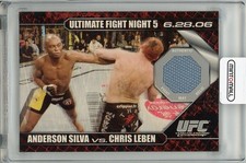Relíquia tapete de luta 2009 Topps Ufc Anderson Silva Chris Lebens comprar usado  Enviando para Brazil