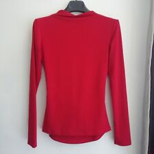 Maglia rossa stretch usato  Italia
