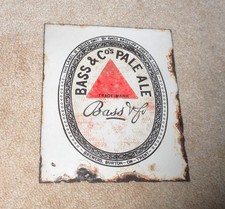 PLACA DE PORCELANA ANTIGA BASS & CO PALE ALE BREWERS BURTON ON TRENT comprar usado PLACA DE PORCELANA ANTIGA BASS & CO PALE ALE BREWERS BURTON ON TRENT comprar usado  Enviando para Brazil