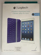Teclado Logitech ultrafino iPad mini não usado caixa aberta incompleto comprar usado  Enviando para Brazil
