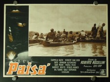 Fotobusta paisà neorealismo usato  Alba