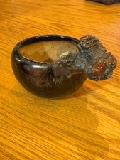 Vaso de bonsai de planta pequena Okatani Zeshin Mame vaso de flores cerâmica assinatura comprar usado  Enviando para Brazil