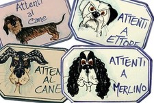 Attenti cane targa usato  Montepulciano