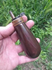 MINI FRASCO DE PÓ VINTAGE 12cm/5" pistola de cobre colt guerra civil bolsa em forma de bolso comprar usado  Enviando para Brazil