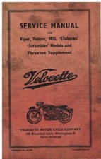 Velocette viper venom for sale Velocette viper venom for sale  WORKSOP