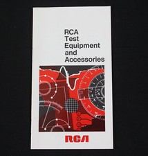 Catálogo/folleto ilustrado de equipos de prueba y accesorios RCA de los años 60 segunda mano  Embacar hacia Mexico