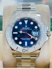 Relógio Rolex Yacht-Master 40mm 126622 mostrador azul pulseira de ostra moldura de platina, usado comprar usado  Enviando para Brazil