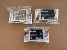 Cartucho de tinta genuíno Epson 59 T0591/2/3 para Stylus R2400 comprar usado  Enviando para Brazil