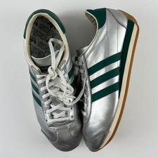 Adidas Country prata metálico/verde colegial/branco creme - Reino Unido 7 comprar usado  Enviando para Brazil