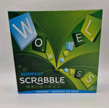 Kompaktowy scrabble - Mattel Games - Gra podróżna Krzyżówka Gra słowna 2014 na sprzedaż  Wysyłka do Poland