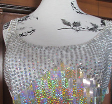 Damen pailetten top gebraucht kaufen  Ettlingen