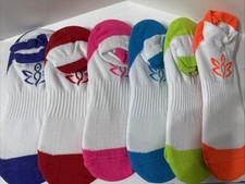Meias femininas FUNDENCY antiderrapante ioga aderência 6 pares meias antiderrapantes pilates tamanho 9-11 comprar usado  Enviando para Brazil
