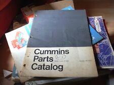 Cummins parts catalogue for sale  CHICHESTER