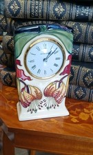 Moorcroft mantle clock for sale  HARTLEPOOL
