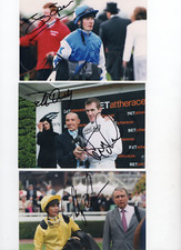 Autograph jockeys photographs for sale  MOTHERWELL