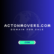 Actonmovers.com domain name for sale  USA