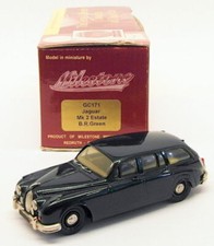 Usado, Carro modelo Milstone Miniatures escala 1/43 GC171 - Jaguar Mk2 Estate - BR verde comprar usado  Enviando para Brazil