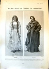 Old print lily for sale  UK