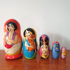 Disney aladdin wooden for sale  GUILDFORD