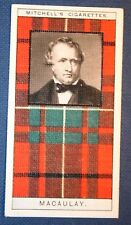 Cartão MACAULAY Scottish Clan Tartan Vintage 1920 HD17 comprar usado  Enviando para Brazil