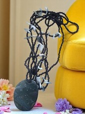 Collier coquillages vintage d'occasion  Marseille XII