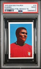 PSA 2 Eusebio 1970 EDICOES PALIREX ASES DO IX MUNDIAL DE FUTEBOL MEXICO 1970 comprar usado  Enviando para Brazil