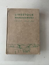 Vintage Livestock Management 1910 Book By Coffey And Jackson In Good Condition segunda mano  Embacar hacia Mexico