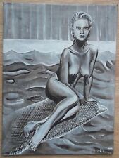 Tableau peinture huile d'occasion  Montataire