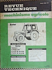 Revue technique tracteurs d'occasion  Arnage