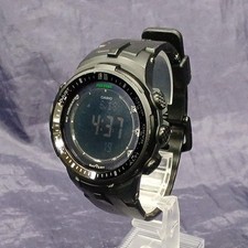 Relógio Digital Casio Pro Trek PRW-3000, Pulseira de Resina Preta, Usado comprar usado  Enviando para Brazil