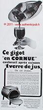 Publicite ancienne 1929 d'occasion  Cires-lès-Mello