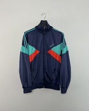 Vintage lata 90. Męska kurtka Adidas Originals Track Top wielokolorowa rozmiar L na sprzedaż  PL