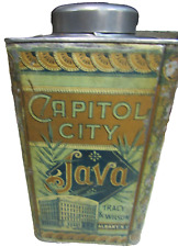 Lata de café Capitol City Java Tracy & Wilson Albany, NY comprar usado  Enviando para Brazil