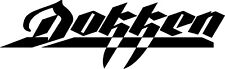 Dokken vinyl decal for sale  Ames