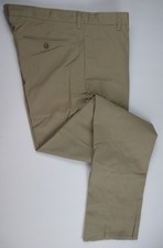 Calça LANDS END cáqui uniforme escolar frente lisa chino sem camisa meninos 20 HUSKY, usado comprar usado  Enviando para Brazil