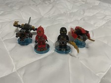 Usado, Lego Dimensions Ninjago Team Pack- Cole, Kai, Boulder Bomber, Blade Bike (71207) comprar usado  Enviando para Brazil