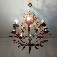 Lampadari vintage ottone usato  Italia