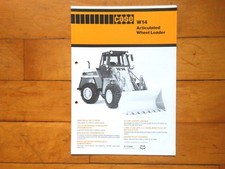 Case w14 wheel for sale  ROSSENDALE