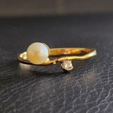 Bague perle véritable d'occasion  Toulouse-