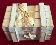 Schatzkiste holz muscheln gebraucht kaufen  Dingelstädt