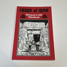 Creed of Iron Wotansvolk Wisdom by Ron McVan, Lane PB 1997 Wotanism Aryan Viking comprar usado  Enviando para Brazil