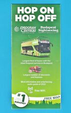 Horário e mapa - Budapeste Sightseeing - Serviços de ônibus turístico - Hungria 2022 comprar usado  Enviando para Brazil