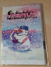 Diddl weihnachtskarte schneema gebraucht kaufen  Lingenfeld