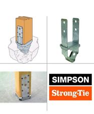 Base de poste galvanizada Pbs Zmax para madeira nominal 4x4 PBS44AZ comprar usado  Enviando para Brazil