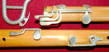 Bass-Blockflöte Moeck 6 (5) Klappen, deut. Griffw., schön, super Klang! comprar usado  Enviando para Brazil